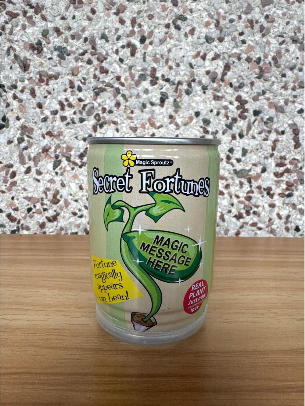 Magic Sproutz Secret Fortunes Magic Bean Can Spin Master Sealed Novelty 2008
